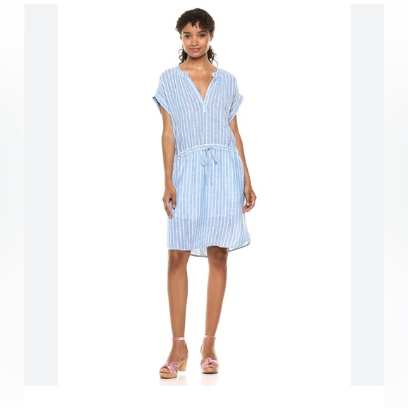 Rails Rails Emma Stripe Linen Blend Mini Dress XS - Picture 2 of 8